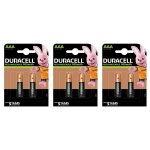 Duracell lot de 3 blisters de 2 piles staycharged micro aaa 1, 2v