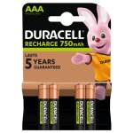 Duracell aaa (4pcs) batterie rechargeable hybrides nickel - m�tal (nimh)
