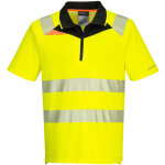 Dx4 polo haute visibilit� mc - s - jaune / noir portwest