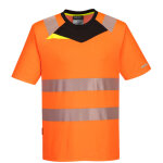 Dx4 tee - shirt haute visibilit� s / s couleur : orange / noir taille s portwest
