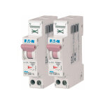 Eaton - lot de 2 disjoncteurs auto 32a plg , ph + n, borne � ressort, 4, 5ka (en 60898) courbe c