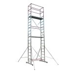 Echafaudage escalux v18092  nimbus 500  aluminium roulant h 7m00