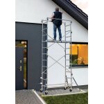Echafaudage roulant aluminium 4. 7 m