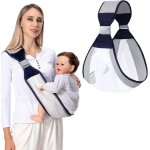 Echarpe respirante (gris), economie d'efforts lors des d�placements, echarpe r�glable pour echarpes, ...