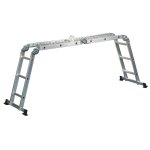 Echelle articule aluminium hailo 12 chelons h. 3. 65 m