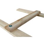 Echelle bois de toit 14x25 3. 50m