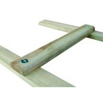 Echelle de couvreur - bois - entraxe 25 cm - 6, 00 m outifrance