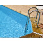 Echelle inox int�rieure pour piscines bois - ubbink