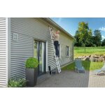 Echelle tlescopique aluminium hailo 11 chelons h. 3. 2 m