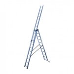 Echelle transformable aluminium hailo 33 échelons h. 6. 82m Echelle transformable aluminium hailo 33 échelons h. 6. 82m