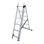 Echelle transformable aluminium hailo 3x6 échelons h. 3. 36 m Echelle transformable aluminium hailo 3x6 échelons h. 3. 36 m