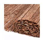Ecorce naturelle simple face 1. 5x5 m, pour dissimulation, ombrage ou dlimitation