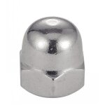 Ecrous borgnes inox a4, diam�tre 10 mm, bo�te de 25 �crous