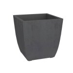 Eda bac a fleurs carr diva basalt - 42 l - 43, 5 x 43, 5 x h. 44, 2 cm - bac intrieur amovible - gris ...