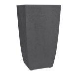 Eda bac a fleurs carr haut diva basalt - 42 l - 43, 5 x 43, 5 x h. 78. 2 cm - bac intrieur amovible ...