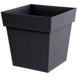 Eda pot carr� toscane 39cm - contenance 38l - gris anthracite