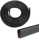 Edge protection for sheet metal 3 mm x 3 m, cold and sound insulating door window seal rubber entrance ...