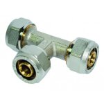 T� �gal � compression pour tube multicouche - diam 16 mm boutte