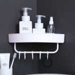 Egouttoir de salle de bain portable, design de drainage, gain d'espace, bote de rangement spare, support ...