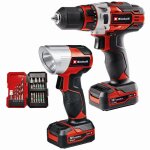 Einhell kit perceuse - visseuse sans fil te - cd 12 / 1 li + 22 + cl (2x2. 0ah) - 4513598