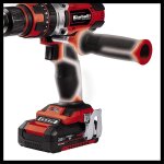 Einhell perceuse  percussion batterie au lithium te - cd 18 / 48 li - i (2x2, 0ah)