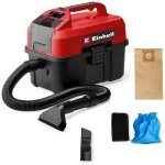 Einhell te - vc 18 / 10 li - solo 10 l noir et rouge