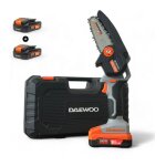 Elagueuse sans fil 18v avec 2 batteries et chargeur, lame 8 cm - daewoo dalmch18 - 1 kitb