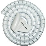 Electraline 60628 gaine cache cble gris 1, 8 m