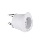 Electraline 70055 adaptateur de voyage france / europe vers afrique du sud 2 broches europe vers 3 broches ... Electraline 70055 adaptateur de voyage france / europe vers afrique du sud 2 broches europe vers 3 broches ...