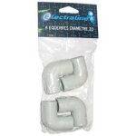 Electraline coude iro d. 20 sac 4 pieces
