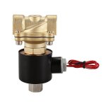 Electrovanne electrique en laiton 1 / 2 pouce dn15 normalement ouvert n / o 220v valve pneumatique pour ...