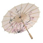 Elgant parapluie japonais fait main pour mariages, cosplay et accessoires photo - motif peinture a l'huile ...