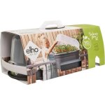 Elho - gb balconniere set de cult 55 - living noir - l 55 x b 28. 5 x h 25 cm - balcon - 100% recycl� ...