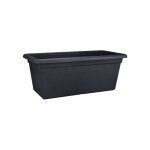 Elho jardiniere green basics 60 - vivre noir - ext�rieur - xxl - l 29, 5 x w 59, 2 x h 27, 7 cm