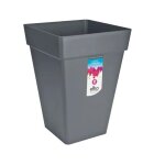 Elho loft urban bac a fleurs carré haut 30 - noir - Ø 29 x h 41 cm - extérieur - 100% recyclé Elho loft urban bac a fleurs carré haut 30 - noir - Ø 29 x h 41 cm - extérieur - 100% recyclé