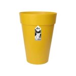 Elho loft urban pot de fleurs rond haut 35 - jaune - Ø 34 x h 45 cm - ext�rieur - 100% recycl�