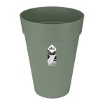 Elho pot de fleurs loft urban rond haut - Ø 34 x h 45 cm - ext�rieur - 100% recycl� - vert