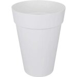 Elho pot de fleurs rond haut loft urban - � 28 cm - blanc