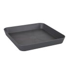 Elho soucoupe carrée loft urban - 22 cm - gris anthracite Elho soucoupe carrée loft urban - 22 cm - gris anthracite