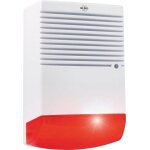 Elro ads1f sirne d'alarme factice avec lumire clignotante led - blanc / rouge - batterie