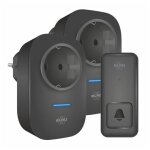 Elro db4000 kit de sonnette kinetic sans fil - avec 2 x r�cepteur plug - in avec prise - sans piles (db4000 ...