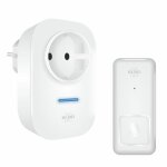 Elro db4000 kit de sonnette kinetic sans fil - avec r�cepteur plug - in avec prise - sans piles (db4000 ...