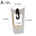 Emballage de bote a fleurs pour cadeau, bouquet creux, fournitures de fleuriste portables pour communion, ...