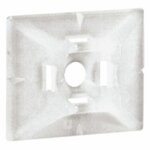 Embases adh�sives pour colliers colring incolores - 100 pi�ces legrand