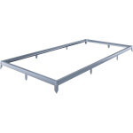 Embase en aluminium pour serre jardin  basilic  - 7, 03 m - gris