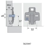 Embase pour ferrure d'angle avec vis euro prémontées - d0 mm - 200 pièces hettich Embase pour ferrure d'angle avec vis euro prémontées - d0 mm - 200 pièces hettich