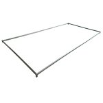 Embase serre jardin 496x251x12 cm cadre métal stable acier galvanisé Embase serre jardin 496x251x12 cm cadre métal stable acier galvanisé