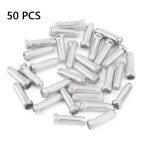 Embouts de cble de vlo, 50 pices, embouts de fil de vlo, drailleur de frein, levier de vitesse, ...
