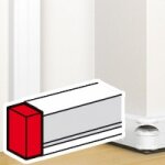 Embout pour moulure - 130 x 50 mm - blanc - legrand mosaic 075613