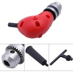 Embout de perceuse à angle droit de 0, 8 à 10 mm avec tige ronde à 90 degrés accessoire d'angle mandrin ... Embout de perceuse à angle droit de 0, 8 à 10 mm avec tige ronde à 90 degrés accessoire d'angle mandrin ...